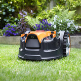 Robot Lawn Mower with Battery & Charger, Wire-Free Operation, Camera & Ultrasonic Sensors