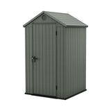 6 x 8 ft Outdoor Garden Storage Shed with Double Doors, Window & Heavy-Duty Floor Panel